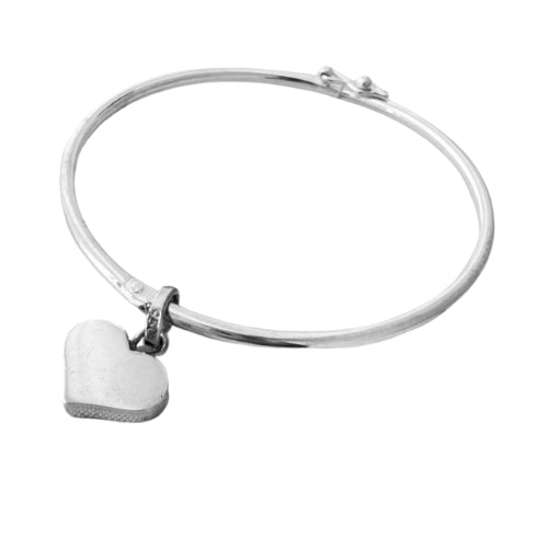 Pulsera Puñera Corazón Plata 950